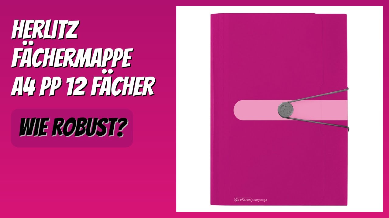 BEWERTUNG (2026): Herlitz Fächermappe A4 PP 12 Fächer. Infos