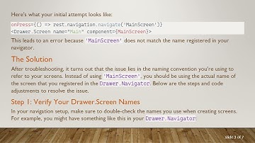 Resolving navigation Issues in CustomDrawerContent for React Native