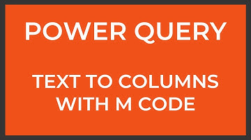 Power Query | Split text into columns