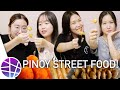 KOREANS TRY FILIPINO STREET FOOD! | EL's Planet