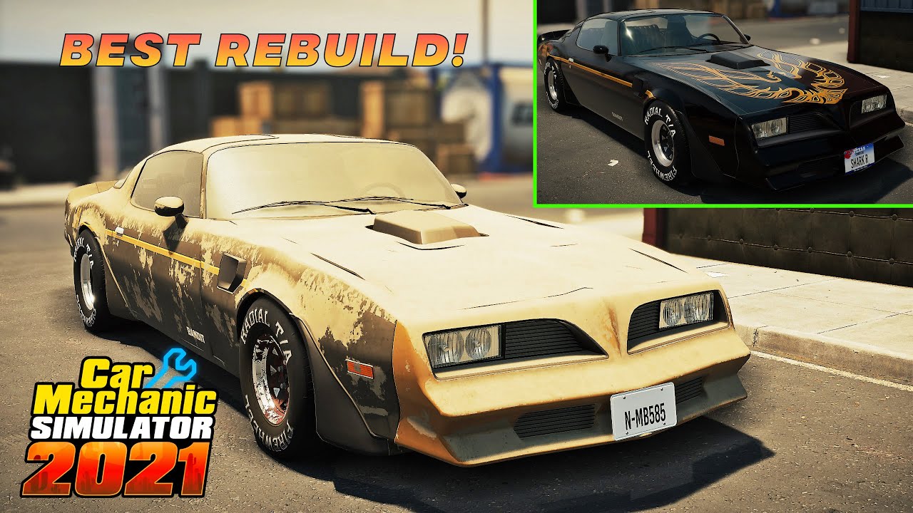 Restoration Pontiac Firebird Trans Am | Car Mechanic Simulator 2021 ...