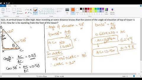 Class10 Heights & Distance Ex 22C (part 2 of 3)