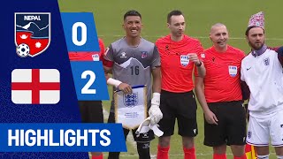 England C vs Nepal Football Match Highlights 2024