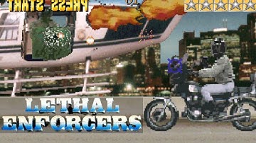 Lethal Enforcers Playthrough | Arcade 1992 | Konami MAME