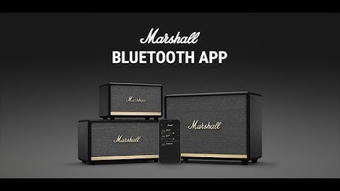 Connect to our Marshall Stanmore II Speaker