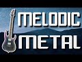 Epic melodic metal backing track  c minor 175 bpm