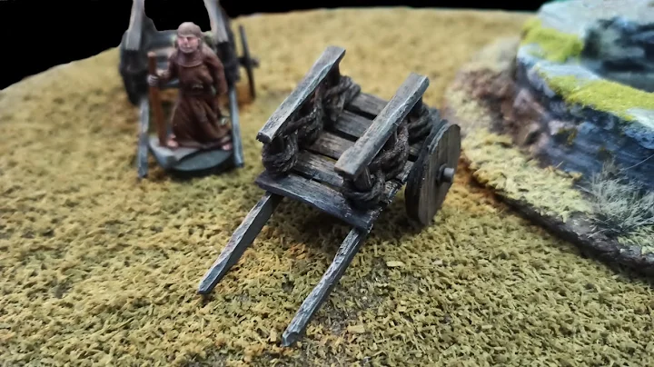 I made a tiny peasant handcart for D&D, EZD6 and Warhammer