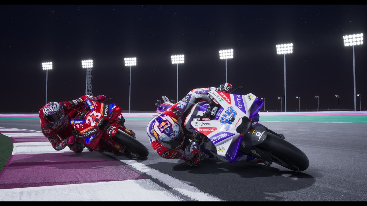 ENEA BASTIANINI VS BAGNAIA VS MARTIN MOTOGP DOHA QATAR 2024 SEASONS MOD ...
