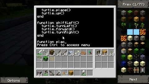 ComputerCraft - Back To Basics - Part 3 - Creating your own functions