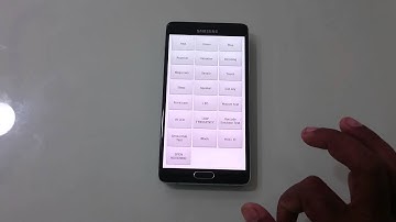 Samsung Galaxy Note 4 Magnetic Sensor Test