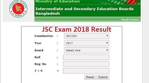 How to Find out JSC Exam result 2018 from online
