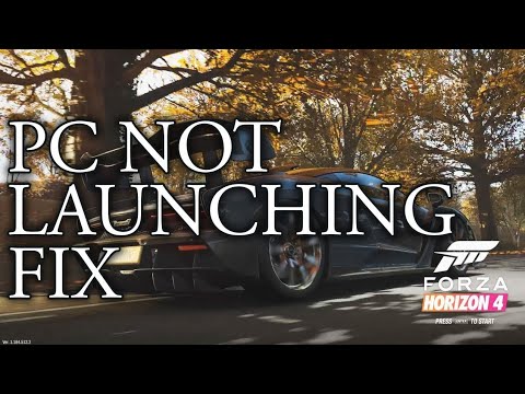 forza horizon 4 not launching on pc