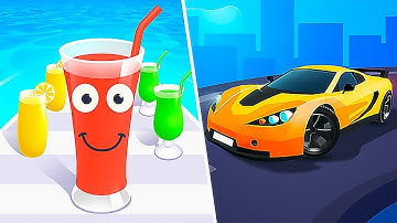 Race Master 3D vs Juice Run - All Levels Gameplay Android, IOS - NEW Update Levels!