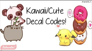 Kawaii/Cute Decal Codes!  ROBLOX