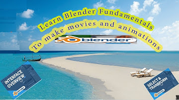 Learn Blender Fundamentals Parts 3 -4 | To make movies and animations