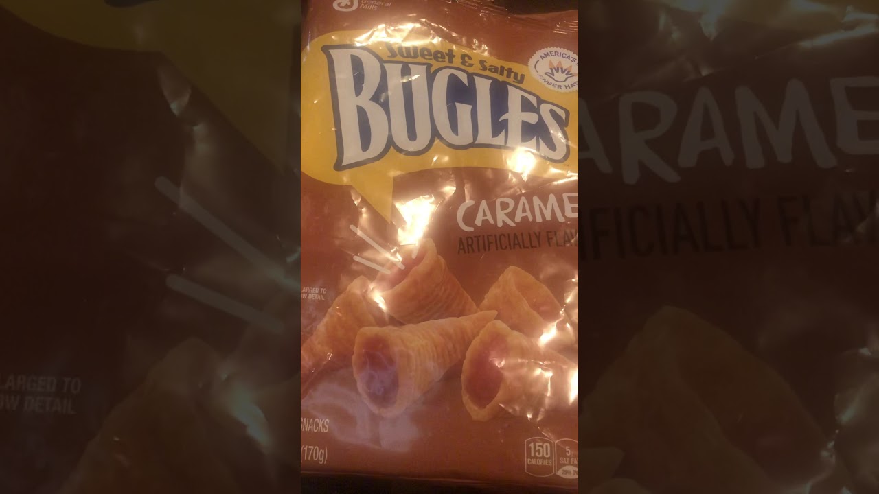 Bugles Caramel review YouTube