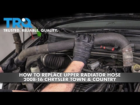 How to Replace Upper Radiator Hose 2008-16 Chrysler Town & Country