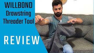 How to use the 8 Pcs Drawstring Threader Tool Set