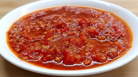 Resep SAMBAL BAJAK enak dan tahan lama