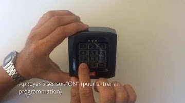 BFT EASY. Q Bo Touch : programmer un code