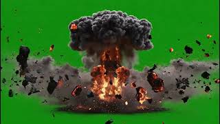 Cinematic Bomb Green Screen Explosion FX – Free Download VFX Overlay