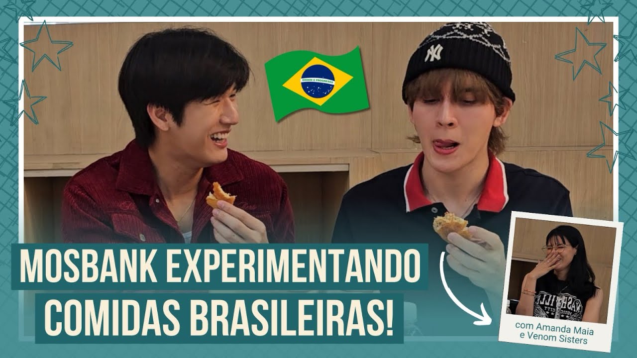 ATORES TAILANDESES EXPERIMENTAM COMIDAS BRASILEIRAS - MOSBANK FOR BRAZIL