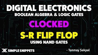 Clocked SR Flip Flop using NAND Gates with Truth Table and Circuit Diagram