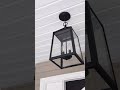Simple ways to update your front porch: new light and hardware! #diy #frontporch #homeimprovement