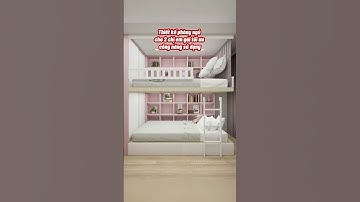 THIẾT KẾ PHÒNG NGỦ CHO 2 CHỊ EM GÁI TỐI ƯU CÔNG NĂNG SỬ DỤNG  HANDYWOOD