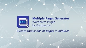 MPG: Multiple Pages Generator Wordpress plugin