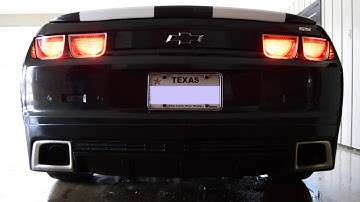 2010 Camaro SS with Magnaflow Street Series Axleback Before and After