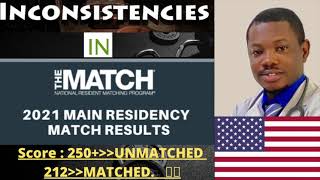 Information Inconsistencies in 2021 US Residency Matching program Update