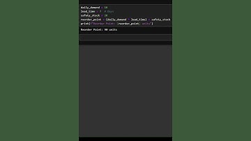 Reorder Point Calculation for Your Inventory 🚚📦
