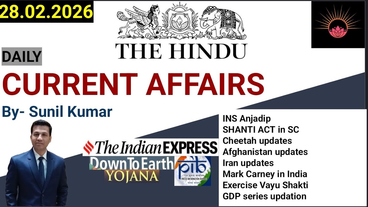 The Hindu Analysis | 28February2026 | The Hindu, Indian Express, PIB | UPSC/IAS/PCS/SSC Prep