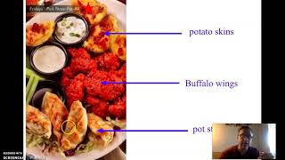 A Restaurant Menu
