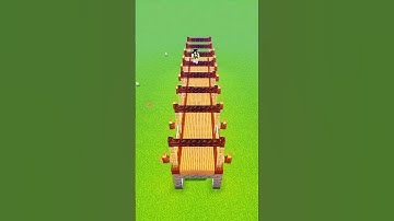 I create a Large Bridge 🌉 #minecraft #shorts #ytshorts