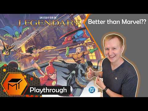 Legendary: A DC Deck Building Game | Solo Playthrough