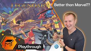 Legendary: A DC Deck Building Game | Solo Playthrough