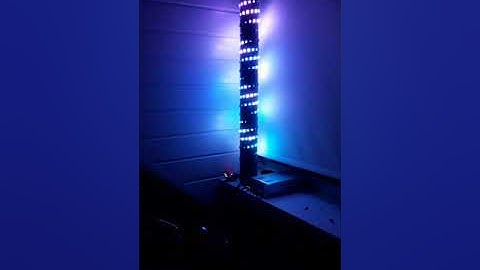 rainbowband using FastLED, 250 WS2815 LEDs and ESP32 / ESP8266