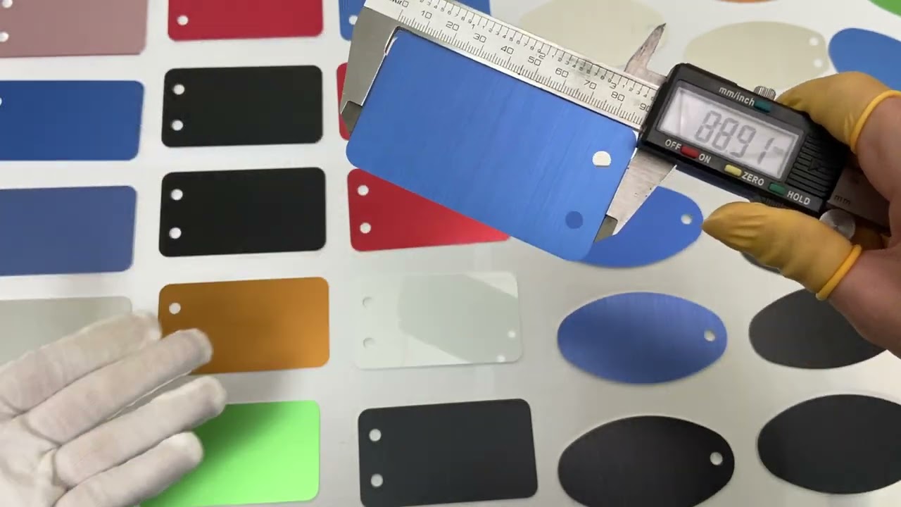 Blank Anodized Aluminum Luggage Tag| Foison Metal