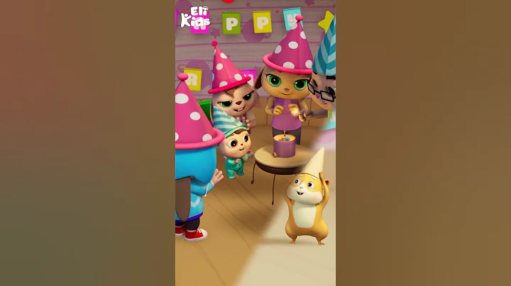 Happy Birthday #Shorts | Family Celebration Song | Eli Kids Nursery Rhymes
