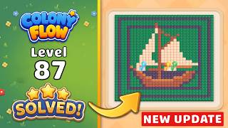 Colony Flow Level 87 Walkthrough & Solution 🐜 (New Update!) 🧩