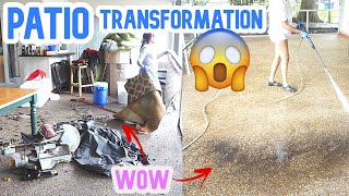 Huge Patio Transformation Cleaning Motivation Extreme Clean With Me Declutter And Organize