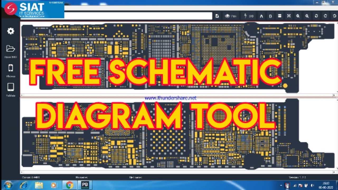 Free Mobile Schematic Diagram tool || How To Use || By Siat Training