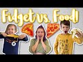 Fidgets vs Real Food Extreme Challenge! 😳 🍕