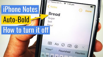 Stop iPhone Notes From Automatically Making Your First Line Bold | iPhone Notes App Tips And Tricks