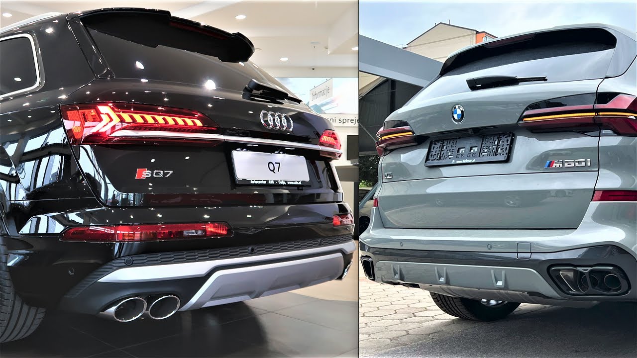 New BMW X5 Facelift M60i xDrive 2024 vs New Audi SQ7 quattro 2023 ...