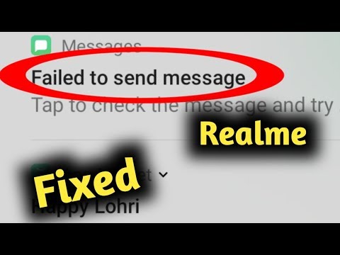 Realme Failed to Send Message Problem Solved