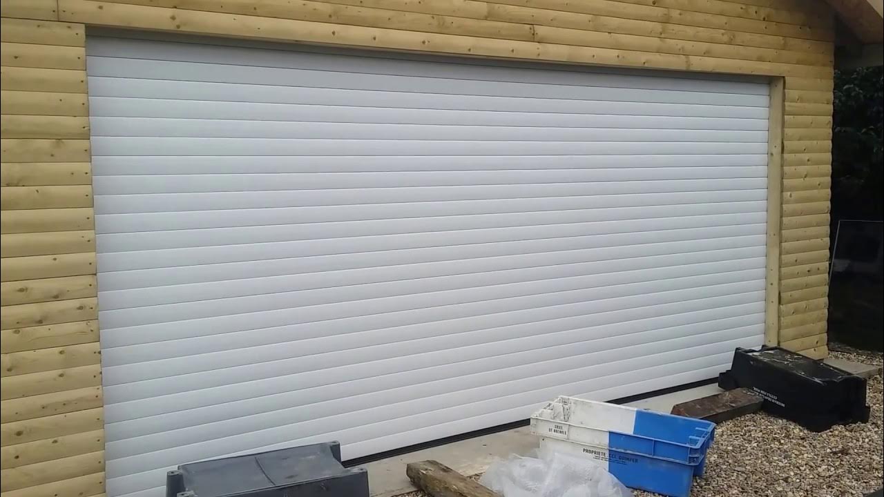 Autoroll double garage door. Good quality. YouTube