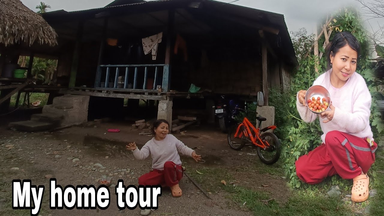 My adi traditional home tour compound//Arunachal pradesh//